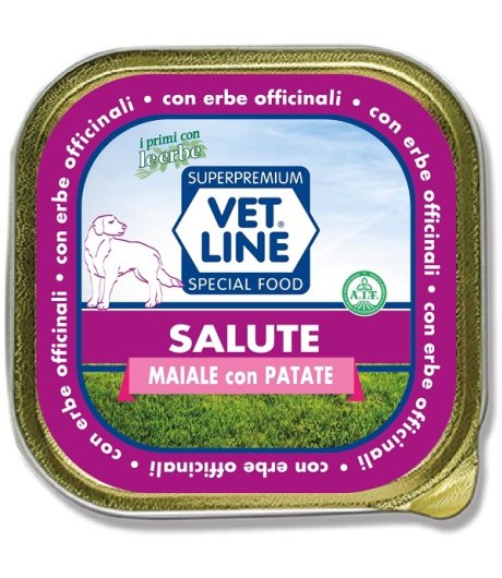 OLISTIKA VET LINE CANE SALUTE MAIALE PATATE 150GR (vaschetta)