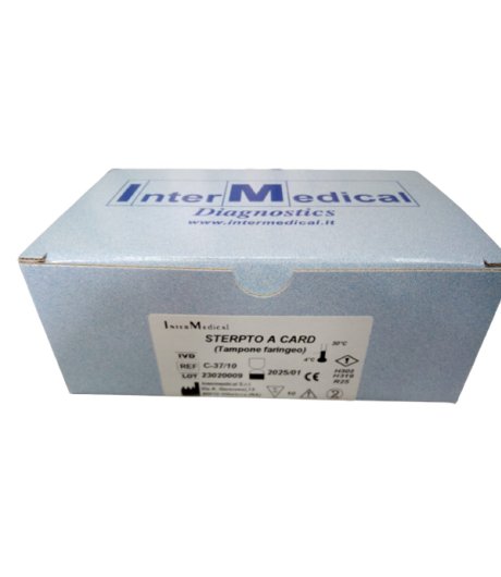 TEST STREPTO A INTERMEDICAL 10PZ