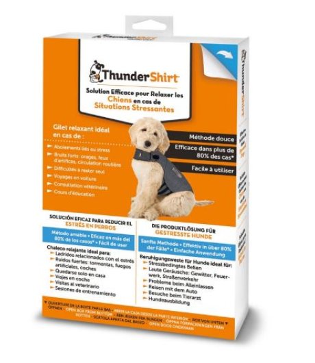 THUNDERSHIRT CANE GRIGIO M - CEVA