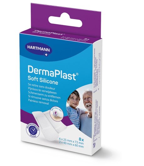 DERMAPLAST Soft Sil.2 form.8pz