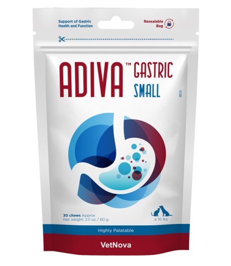 ADIVA CANE/GATTO GASTRIC SMALL 30PZ 60GR - VETNOVA