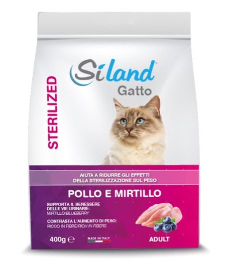 SILAND GATTO STERILIZED ADULT POLLO MIRTILLO 400GR