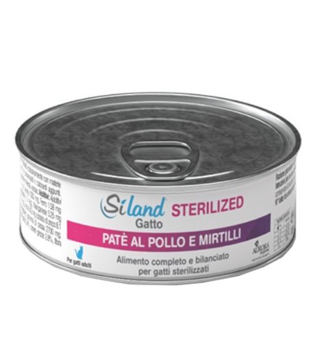 SILAND GATTO STERILIZED PATE' POLLO MIRTILLI 85GR (lattina)