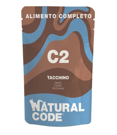 NATURAL CODE GATTO C2 TACCHINO 70GR (bustina) NATURAL CODE GATTO C2 TACCHINO 70GR (bustina)