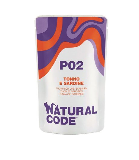 NATURAL CODE GATTO P02 TONNO SARDINE 70GR (bustina) NATURAL CODE GATTO P02 TONNO SARDINE 70GR (bustina)