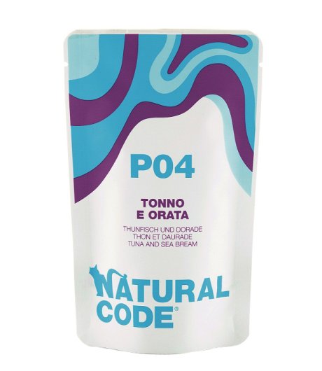 NATURAL CODE GATTO P04 TONNO ORATA 70GR (bustina)