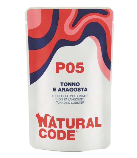 NATURAL CODE GATTO P05 TONNO ARAGOSTA 70GR (bustina)