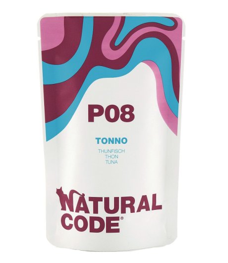 NATURAL CODE GATTO P08 TONNO 70GR (bustina)