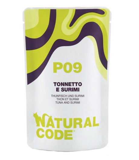 NATURAL CODE GATTO P09 PALAMITA SURIMI 70GR (bustina)