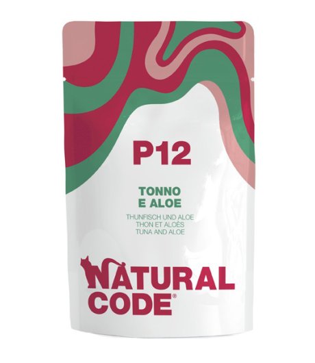 NATURAL CODE GATTO P12 TONNO ALOE 70GR (bustina)