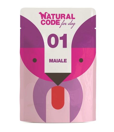 NATURAL CODE CANE 01 MAIALE 300GR (bustina)