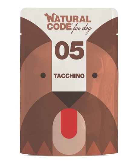 NATURAL CODE CANE 05 TACCHINO 300GR (bustina)