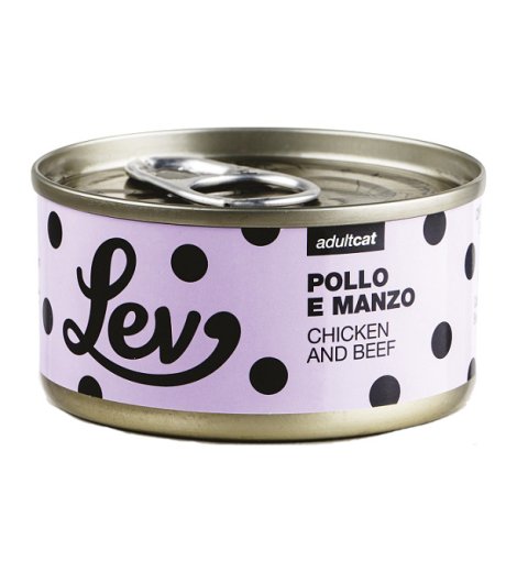 NATURAL LINE LEV GATTO POLLO MANZO 70GR (lattina)