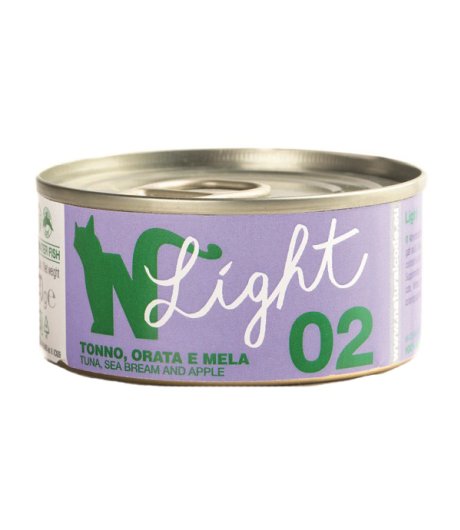 NATURAL CODE GATTO 02 LIGHT TONNO ORATA MELA 4x70GR (lattina) MULTIPACK