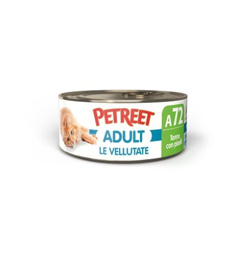 PETREET GATTO SPECIAL ADULT A72 VELLUTATE TONNO PISELLI 70GR (lattina)
