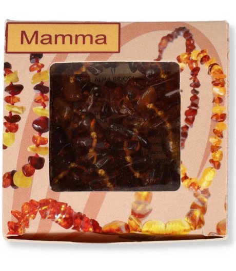 ALMABABY AMBRA COLLANA MAMMA COGNAC