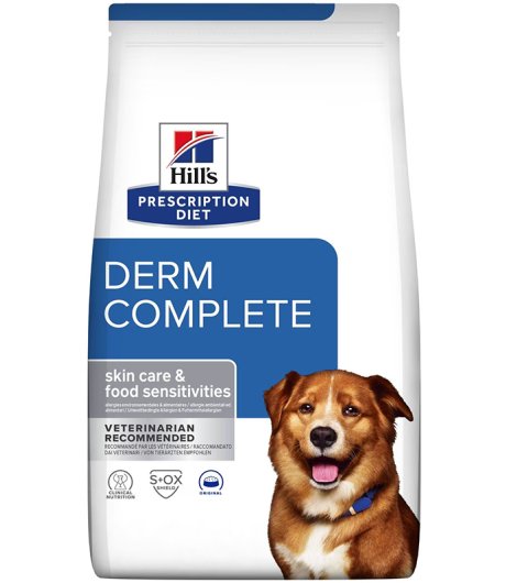 HILL'S CANE DIET DERM COMPLETE SKIN CARE FOOD SENSITIVITIES 1,5KG