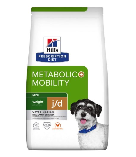HILL'S CANE DIET J/D METABOLIC MOBILITY WEIGHT MINI 1KG HILL'S CANE DIET J/D METABOLIC MOBILITY WEIGHT MINI 1KG