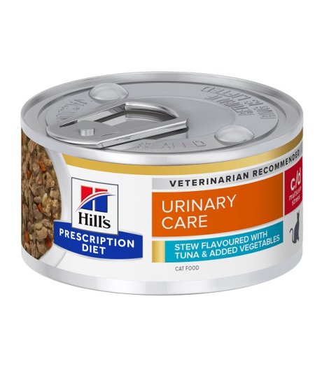 HILL'S GATTO C/D STRESS URINARY CARE STEW TONNO E VERDURE 82GR (lattina)