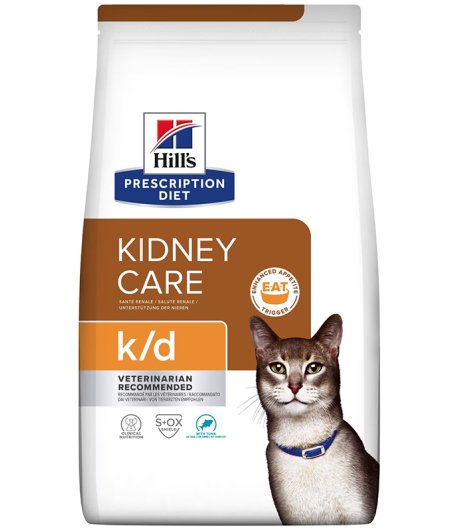HILL'S GATTO DIET K/D KIDNEY CARE TONNO 1,5KG
