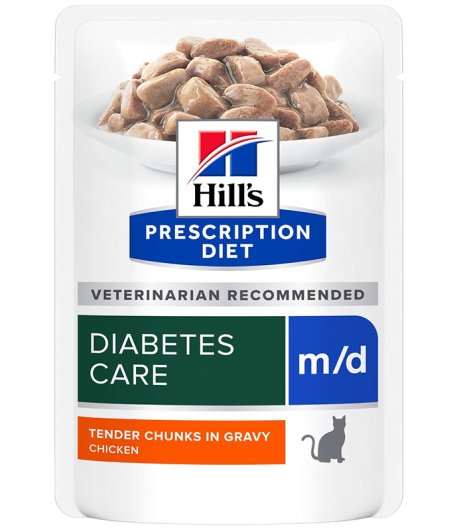 HILL'S GATTO DIET M/D DIABETS CARE POLLO 85GR (blister)