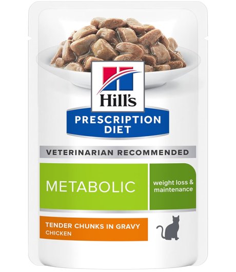 HILL'S GATTO DIET METABOLIC WEIGHT GRAVY (IN SALSA) POLLO 85GR (bustina)