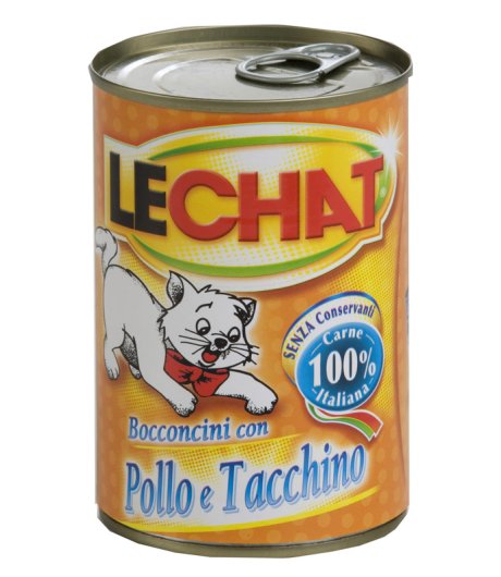LECHAT GATTO POLLO BOCCONCINI TACCHINO 400GR (lattina)
