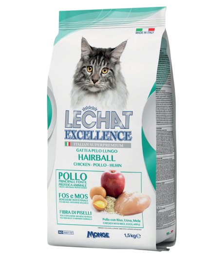 LECHAT GATTO EXCELLENCE HAIRBALL POLLO 1,5KG
