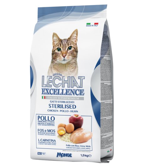 LECHAT GATTO EXCELLENCE STERILISED POLLO 1,5KG