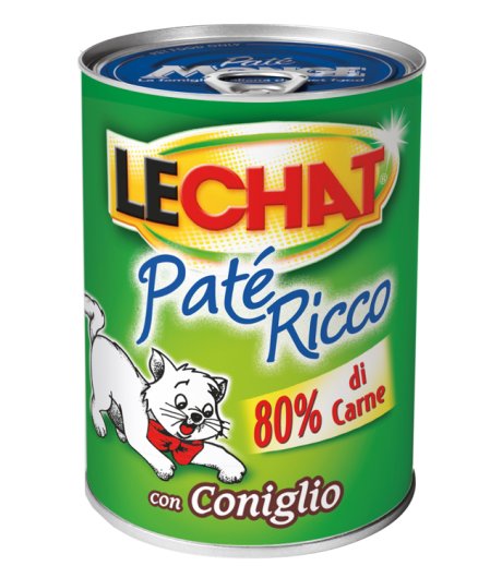 LECHAT GATTO PATE' CONIGLIO 400GR (lattina)