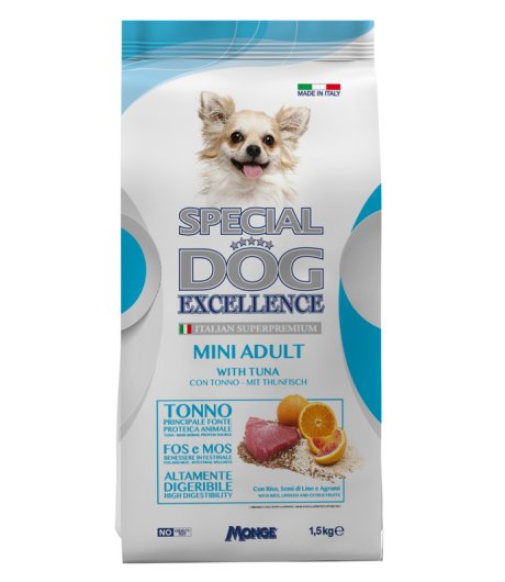SPECIAL DOG CANE EXCELLENCE MINI ADULT TONNO 1,5KG SPECIAL DOG CANE EXCELLENCE MINI ADULT TONNO 1,5KG