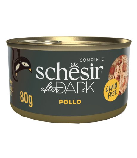SCHESIR GATTO AFTER DARK GRAIN FREE BRODO ADULT POLLO 80GR (lattina) SCHESIR GATTO AFTER DARK GRAIN FREE BRODO ADULT POLLO 80GR (lattina)