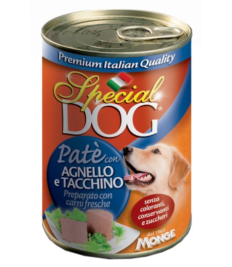 SPECIAL DOG CANE PATE' AGNELLO TACCHINO 400GR (lattina)