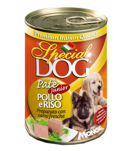 SPECIAL DOG CANE PATE' JUNIOR POLLO RISO 400GR (lattina)