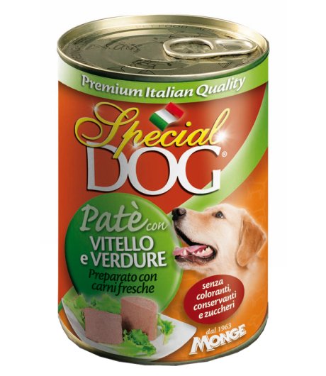 SPECIAL DOG CANE PATE' VITELLO VERDURE 400GR (lattina)