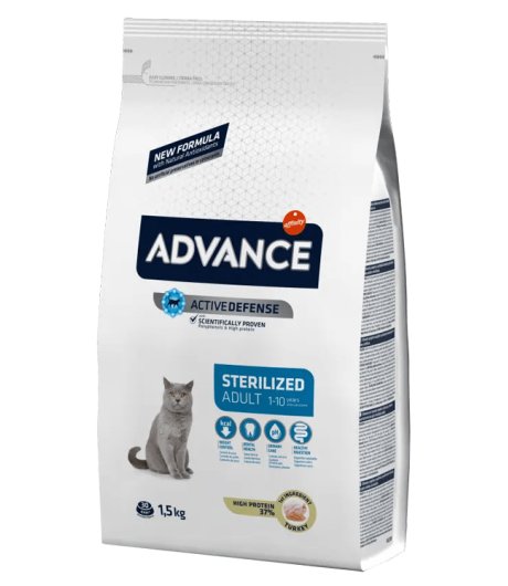 ADVANCE GATTO STERILIZED ADULT TACCHINO 1,5KG ADVANCE GATTO STERILIZED ADULT TACCHINO 1,5KG