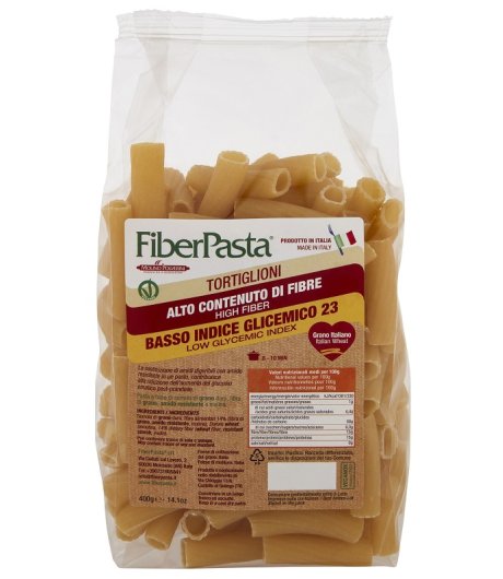 FIBERPASTA TORTIGLIONI 400G FIBERPASTA TORTIGLIONI 400G