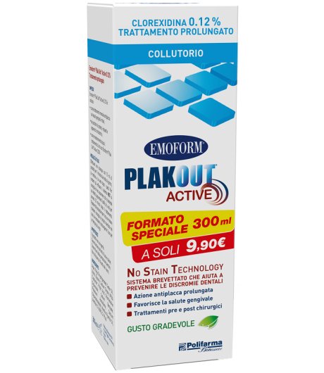 PLAK OUT Act.Coll.0,12% 300ml