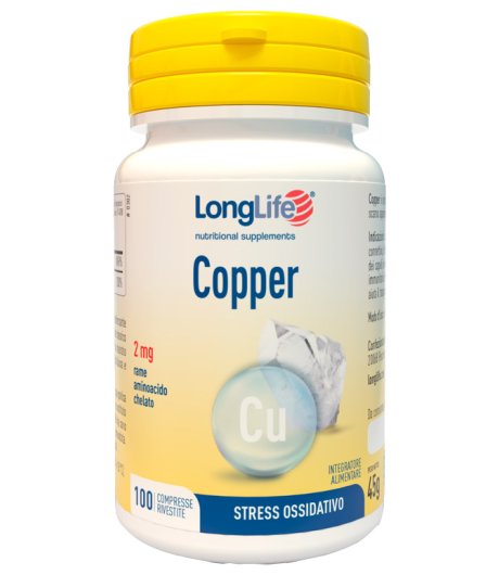 LONGLIFE COPPER 2mg 100 Cpr