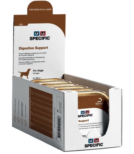 SPECIFIC CANE CIW DIGESTIVE SUPPORT 300GR (vaschetta) - DECHRA