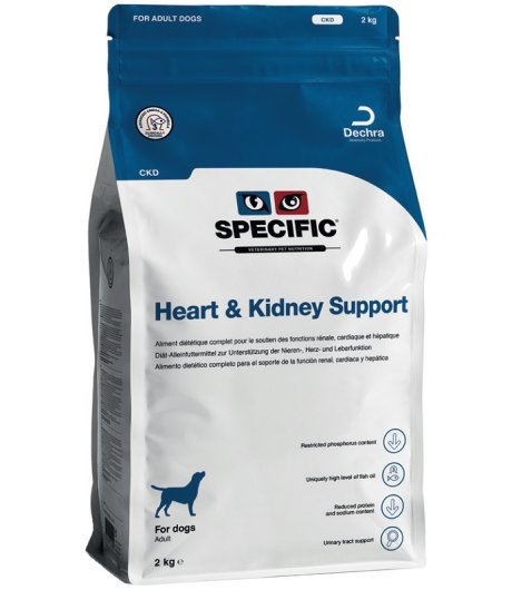 SPECIFIC CANE CKW HEART & KIDNEY SUPPORT 300GR (vaschetta) - DECHRA