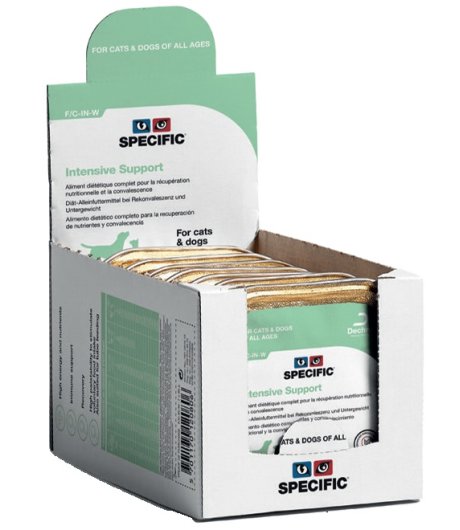 SPECIFIC CANE/GATTO F/C-IN-W INTENSIVE SUPPORT 95GR (vaschetta) - DECHRA