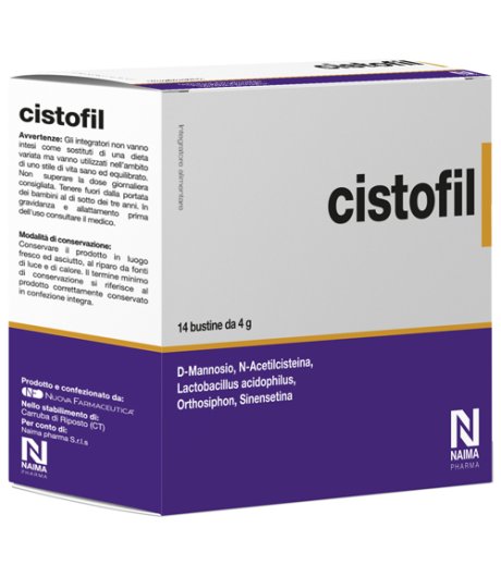 CISTOFIL 14 Bust.4g