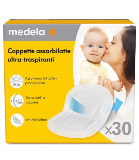 MEDELA Coppette Assorbil.30pz