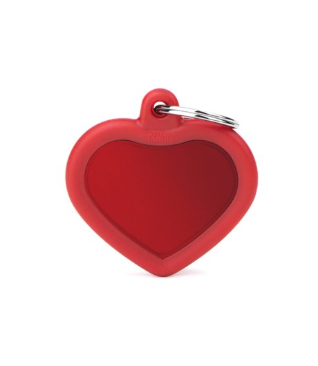 MY FAMILY MEDAGLIETTA CUORE ALLUMINIO/GOMMA ROSSO (REF. HTA02RED) MY FAMILY MEDAGLIETTA CUORE ALLUMINIO/GOMMA ROSSO (REF. HTA02RED)