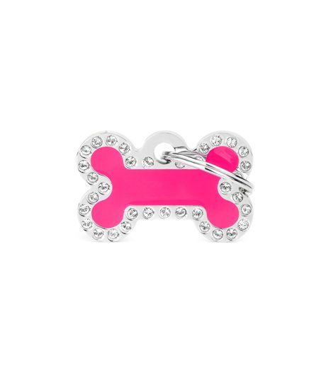 MY FAMILY MEDAGLIETTA OSSO (S) FUCSIA STRASS (REF. BH06GM)