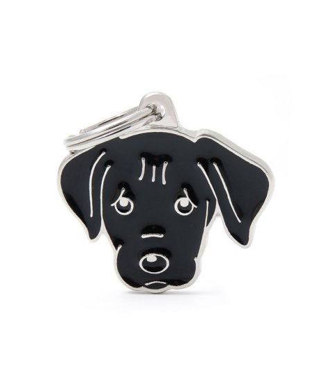 MY FAMILY MEDAGLIETTA LABRADOR NERO (REF. MF31BLACK)