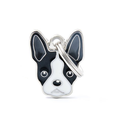 MY FAMILY MEDAGLIETTA BOSTON TERRIER (REF. MF70) MY FAMILY MEDAGLIETTA BOSTON TERRIER (REF. MF70)