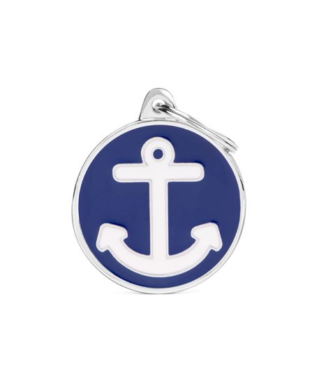 MY FAMILY MEDAGLIETTA CERCHIO (L) ANCORA (REF. CH17ANCHOR)