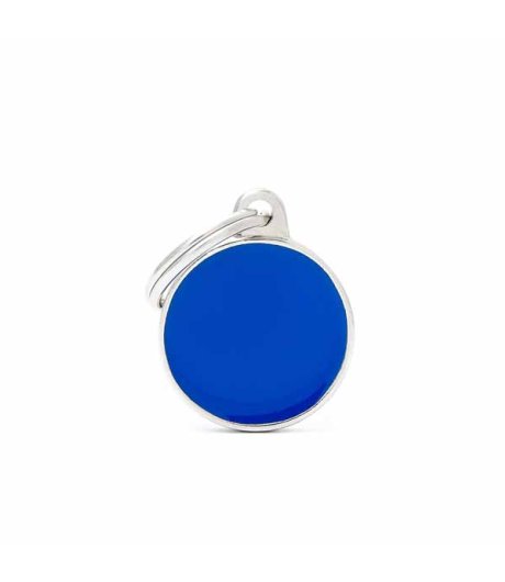 MY FAMILY MEDAGLIETTA CERCHIO (S) BLU (REF. BH28)